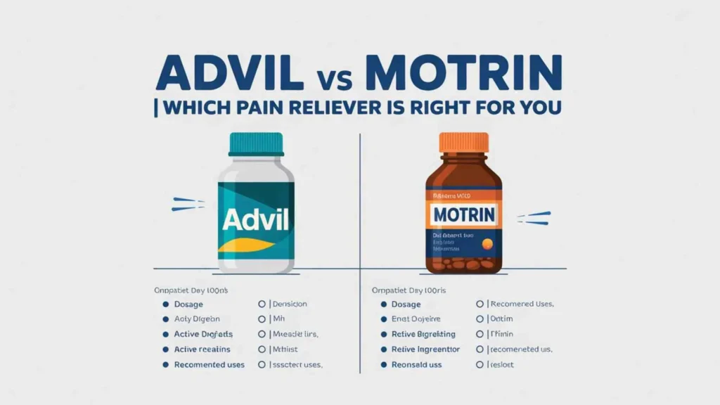 Advil vs Motrin: Similarities
