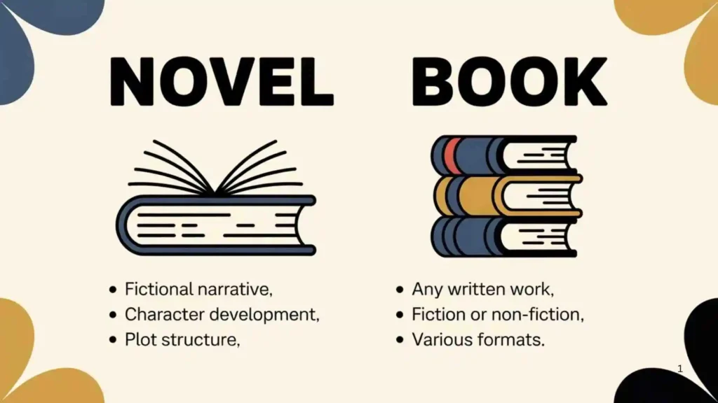 🔎 Key Differences Between Novel and Book