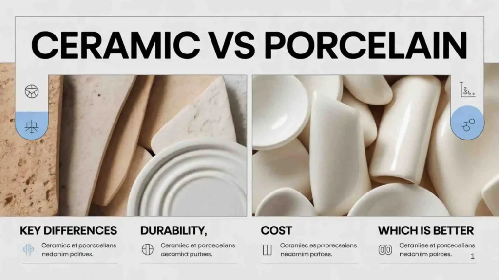 Ceramic vs Porcelain: Key Differences Explained