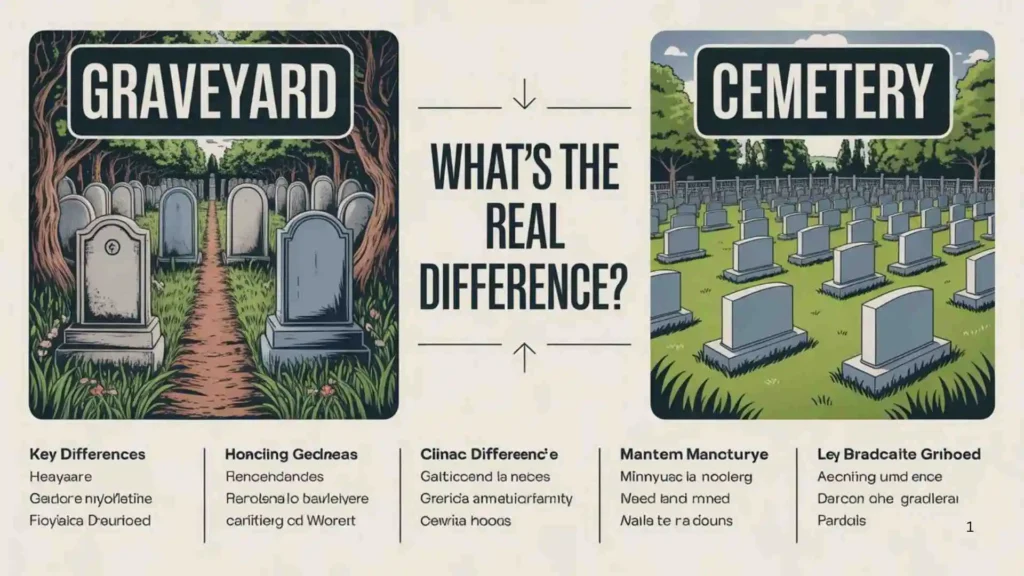 Graveyard vs Cemetery: Key Differences Explained