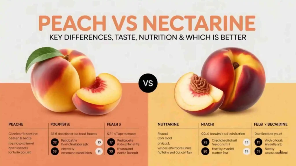 Peach vs Nectarine Comparison Table