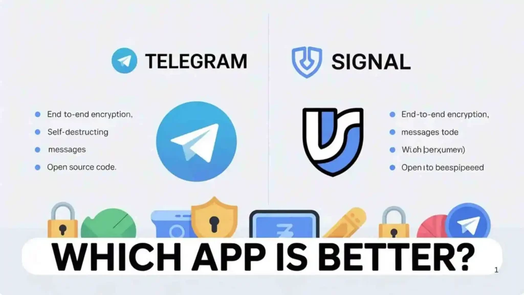 Telegram vs Signal Comparison Table