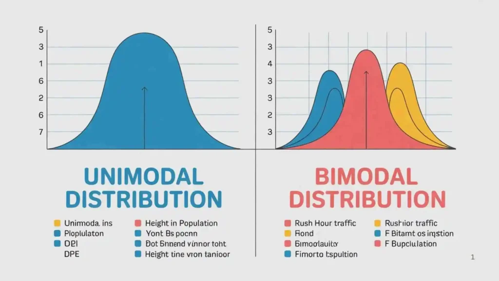 Real-Life Examples of Unimodal and Bimodal Data