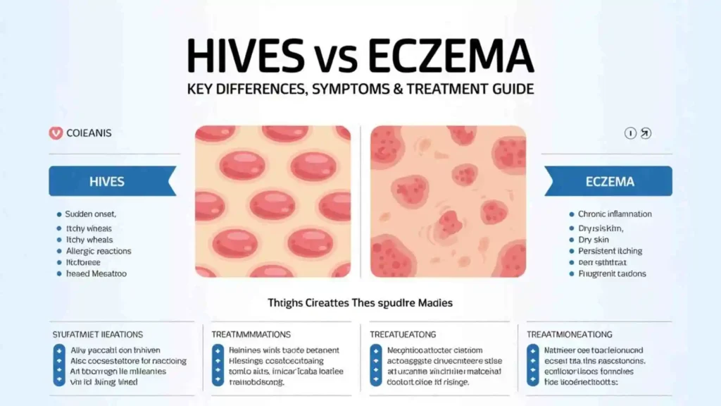 Key Differences Between Hives and Eczema