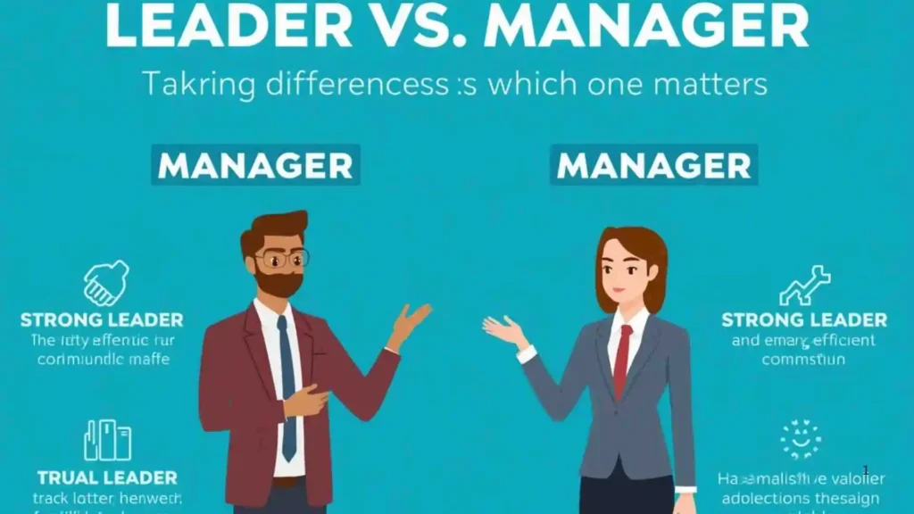 Can a Manager Be a Leader?