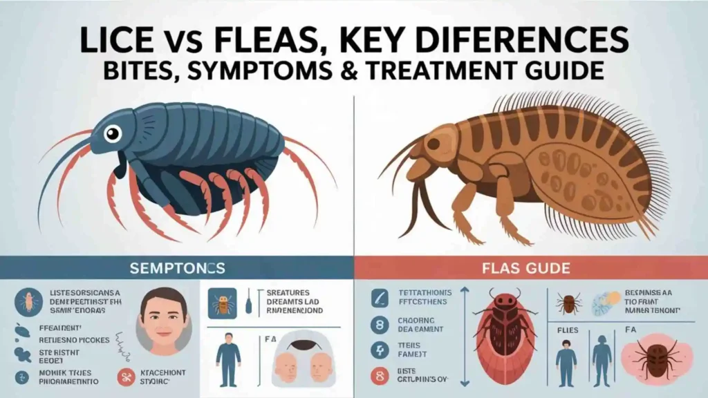 Key Differences Between Lice and Fleas