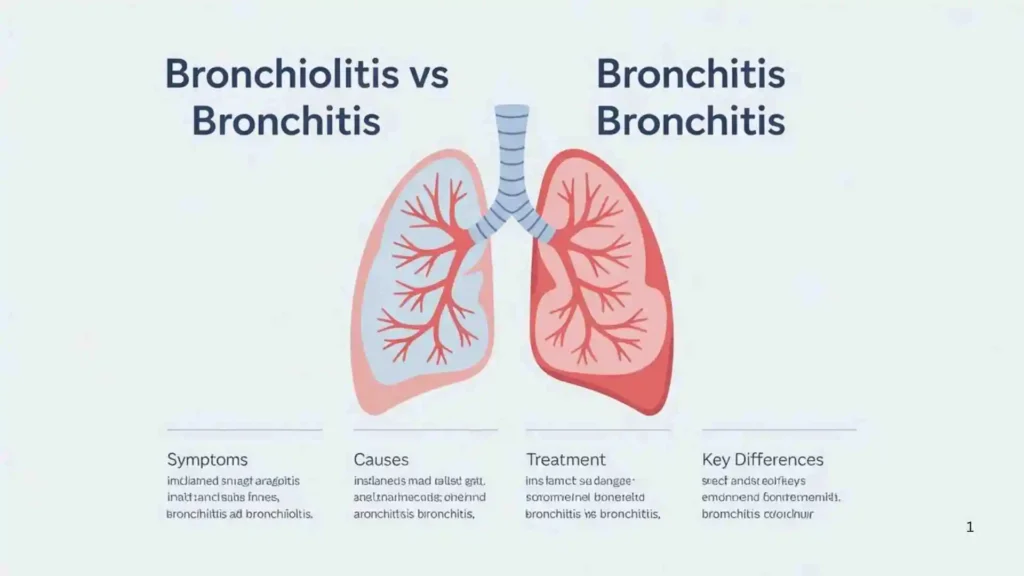 Bronchiolitis vs Bronchitis