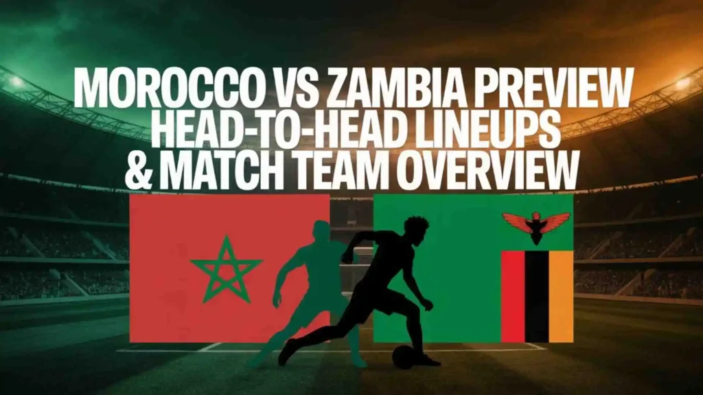 Morocco vs Zambia