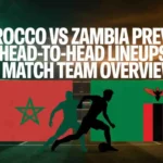 Morocco vs Zambia