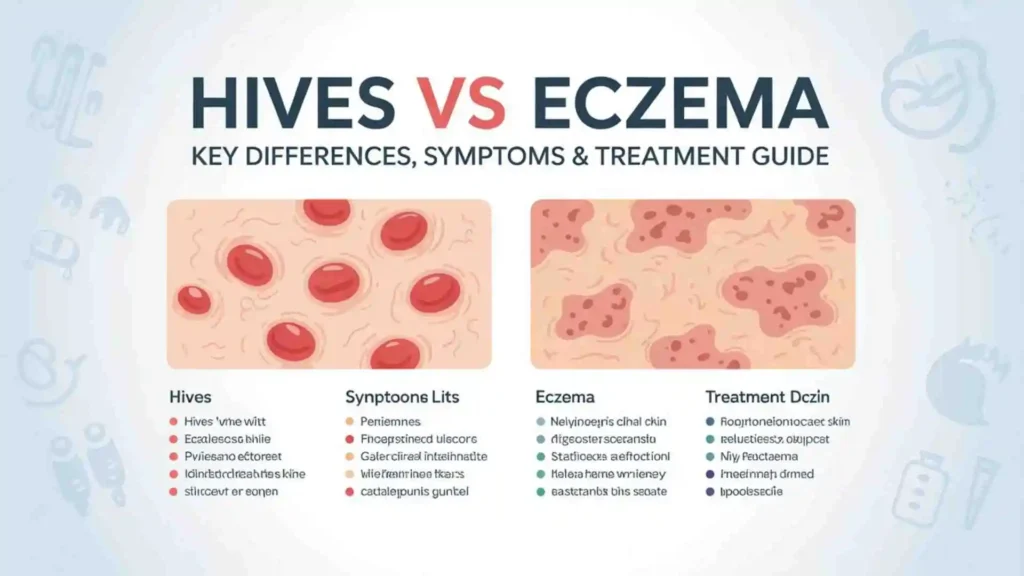 Hives vs Eczema